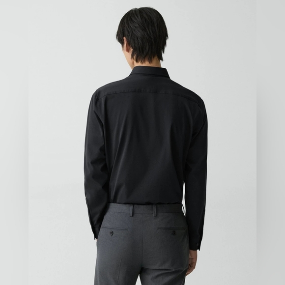 THEORY Men's Sylvain Shirt in Structure Knit - Picture 4 of 4